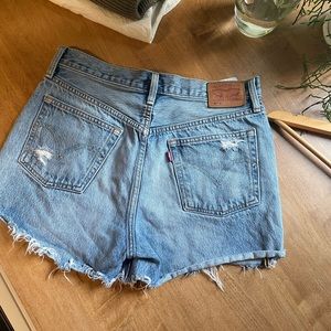 Levi 501 S Denim Shorts